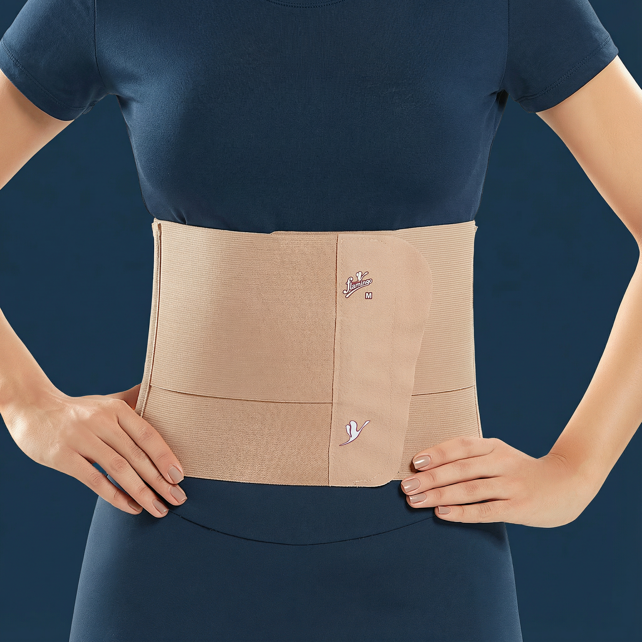 Beige Abdominal belt